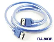 3ft Blue External Serial ATA (eSATA) to eSATA 3GBps Round Data Cable - FIA-803B