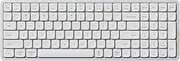 LOFREE Flow Low Profile Mechanical Keyboard, 100 Keys Rechargeable Wireless Keyboards with Bluetooth and Wired Connection for Windows, Mac OS/White Ghost Linear Switches