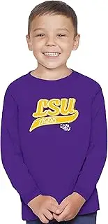 Little King NCAA Infant & Toddler Long Sleeve Tee-Varsity Logo-Team Colors (6M 12M 18M 2T 3T 4T)