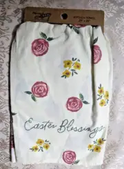 Primitives by Kathy Tea Towel Easter Blessings