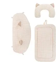 ccuzs Dog Stroller Pad, Pet Stroller Cushion, Washable Travel Non Slip Removable Cozy Lightweight Portable Cotton Versatile Puppy Sleeping Mat For Dogs, 22.24 x 13.78 Inches, Brown