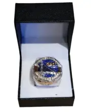 Steph Curry Golden State Warriors 2017 Championship Ring Display Set