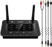 1Mii B03 Bluetooth 5.3 Transmitter Receiver for TV Home Stereo, Long Range Bl...