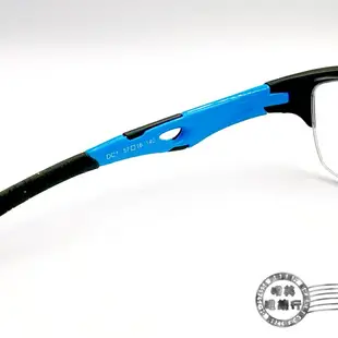 ◆明美鐘錶眼鏡◆ICECUBE-台灣製/ 2104 DC1 汽車漆藍/運動眼鏡光學鏡架/鏡框(半框)