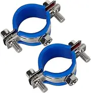 WESIEVYA 2pcs Office Chair Protector Office Chair Saver Replacement Office Chair Pipe Clamp Replacement Stainless Steel Office Chair Saver Office Chair Saver for Stop Sinking Pipe Clamps