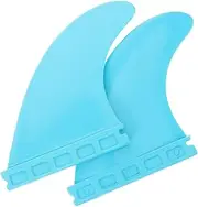 Abaodam 1pair Fin Surfboard Accessory Replacement Fin for Inflatable Surfboards and Paddleboards Stability and Tracking Streamlined Design for