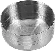 SOLUSTRE Stainless Steel Cocktail Shaker Cup Cover Reusable Juice Cup Lids Shaker Supplies for Shaking Cup for Home Bartending and Beverage Mixing