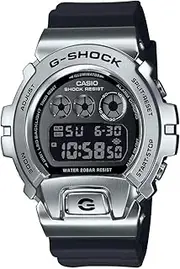 [Casio] G-Shock GM6900U-1D Digital Black Strap Men's Watch, Black Dial, 53.9 × 49.7 × 18.6 mm