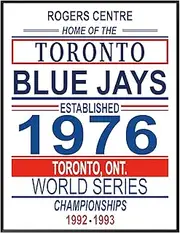 Toronto Blue Jays 1976 Wall poster. Poster Print 11x14 Wall Art