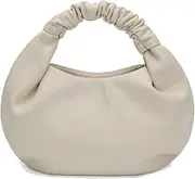[CORAID] Mini Hobo Tote Bags for Women Soft Leather Clutch Purses for Women Cloud-Shaped Top Handle Bags