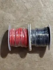 RACERS EDGE 12 GAUGE SILICONE ULTRA-FLEX WIRE RED & BLACK 25 FT OF EACH