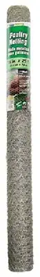 (6) rolls 308405B 36" x 25' 1" Mesh Poultry Netting Chicken Wire Fence Fencing