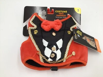 Thrills & Chills Ringmaster Vest Harness Dog Costume Glows in the Dark
