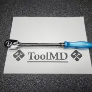 Snap-on Tools USA NEW 3/8" Drive PEARL BLUE Hard Handle LONG Ratchet FHLD80