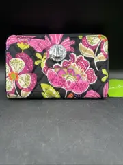Vera Bradley Pirouette Pink Turnlock Wallet New With Tags