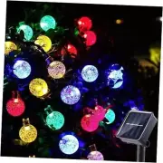 Solar String Lights Outdoor 100 Led 40 Feet Multi-Color 1Pack Multicolor-Solar