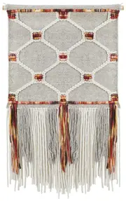 Hand Crafted Wall Hanging in Multi-Colour : 38 Rug