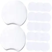 DECORNIJIA 1200Pcs Makeup Remover Pads Thick Half Cosmetic Wipes for Gentle Cleansing Daily Use Deep Pore Cleaning Safe for Skin for Makeup Removal and Facial Care