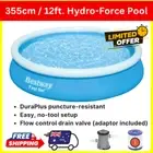 Bestway Hydro-Force POOL Above Ground Swimming Pool 12ft / 3.66m Family