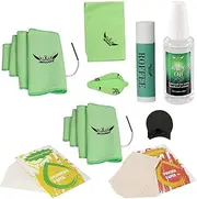 Oboe cleaning kit, oboe cleaning and care kit, oboe swab, key oil, cork grease, blotting paper, powder paper, thumb rest, cleaning cloth, care kit for woodwind instruments.