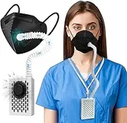 Bwinmak Electric Wearable PAPR Powered Air Purifying Maskes With HEPA Filter,for Dust Work,Painting, Machine Polishing, Welding Other Work Protection,Air Supply Breathe easily