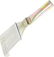 Levemolo Horse Grooming Brush Metal Grooming Rake for Horse Cattle and Sheep Hair Removal Safe for Livestock and Pets for Animal Husbandry