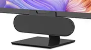 Computer Speakers for Desktop Monitor,Single USB Speakers for Desktop PC,Laptop Speaker with Loud Sound,Volume Control Easily Clamps to Monitors(USB-C to USB Adapter Included) (Black)