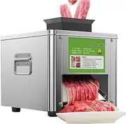 GYDUHYE - 850W Meat Slicer, Commercial Electric Meat Slicer, Automatic Vegetable Slicer, Pork Meat Slicer, Easy to Clean (Size 15mm)