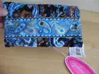 Stephanie Dawn Checkbook Cover in Mocha Paisley Pattern, 10012-001, NEW w/Tag