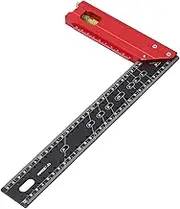 Square Framing Ruler, 12 in High Accuracy Multi Angle Ruler, Aluminum Alloy Metric Imperial Right Angle Ruler Framing Tools for Carpenter Engineer