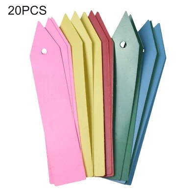 Bring Life to Your Garden with 20PCS Vibrant Plant Labels Random Colors