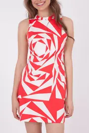 Simply Red Dress--LIV-3213