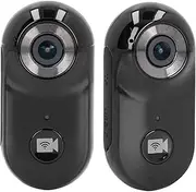 Wearable Small Sports Camera, Video & 20MP Photo, 3 Hours Working, 170° Wide Angle, Compact Design, & Multi Functional Base, for Mountain Biking, Pets Travel & All Activities