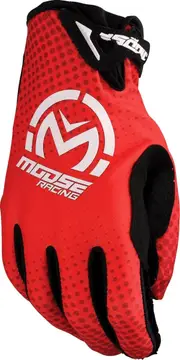 Moose Offroad SX1 S25, gloves , color: Red/Black , size: L
