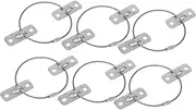 Gogogmee 6 Sets Furniture Anchors for Baby Proofing: 110ibs Furniture Wall Anchor - Anti-tip Straps for Falling Prevention - Stainless Steel Wall Anchor Set for Kids Securing