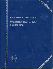 Whitman Obsolete "Canadian Dollars" 1958-Date #2 Coin Folder 9087 New