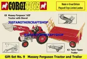 Corgi Toys GS 9 Massey Ferguson Gift Set A3 Size Poster Leaflet Shop Sign 69 62