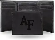 Rico Industries NCAA Laser Engraved Tri-Fold Wallet, Black