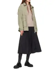 Moncler Hevea Over-The-Knee Boots 38.5,37 black