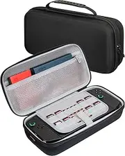 ButterFox Large Carrying Case Bag for Lenovo Legion Go Handheld, Fits Charger, Pocket for Large 65W Battery Pack (Black/Gray)