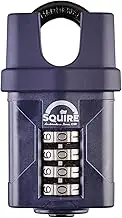 Henry Squire Closed Shackle 4 Wheel Combination Padlock, 50 mm (Length)