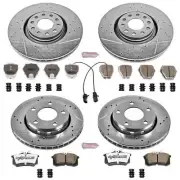 PowerStop Disc Brake Kit - Front and Rear - Fits Audi S4 2000-2002 Z26 Street Pe (for: Audi)
