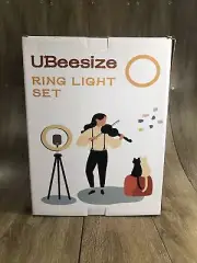 New Sensyne 10'' Ring Light with Tripod Stand Compatible with All Phones
