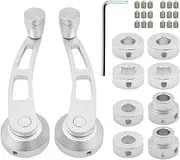Window Crank Handle Winder Car Interior Lightweight Window Regulators Stable for Truck Vehicle Wagon Door Attachments(Silver)