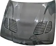 Carbon Fiber FRP Front Engine Hood Cover Compatible For Bmw 5 Series E34 Engine Bonnet 1988-1995(Carbon fiber)