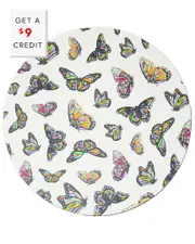 Elizabeth Sutton Home Butterflies Round Placemat with $9 Credit