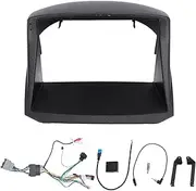 XTevu Stereo Dash Kit, Car Radio Frame, Power Wiring Harness, Compatible with 2008 to 2012, 9 Inch 2 Din Installation Panel, Audio System Mounting Frame