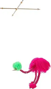 LALADEFIEE String Animal Puppet for Interactive Fluffy Ostrich Marionette for Parent Play Creative Performance Puppet Activity Reusable Plush Figure