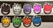 SPITFIRE Solid Color " FireBall Big Head " Vinyl Decal Sticker Free Ship & Track