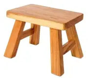 Sturdy 11 inch Step Stool for Kids and Adults Solid Wood